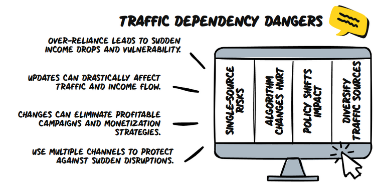 inconsistent affiliate marketing income