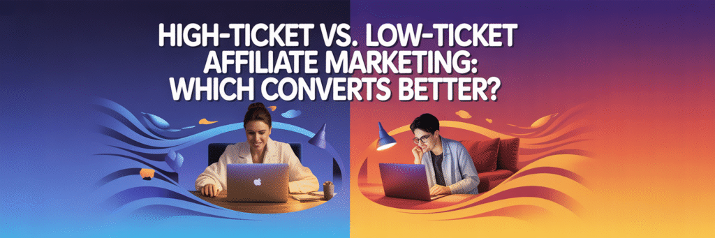 high-ticket vs low-ticket affiliate marketing