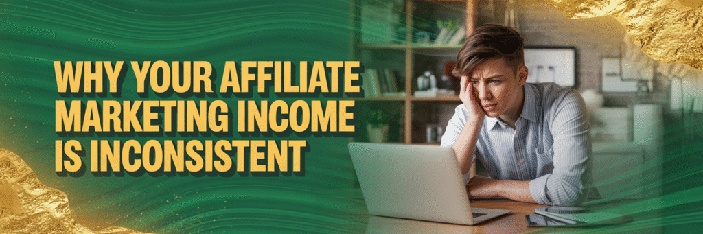 inconsistent affiliate marketing income