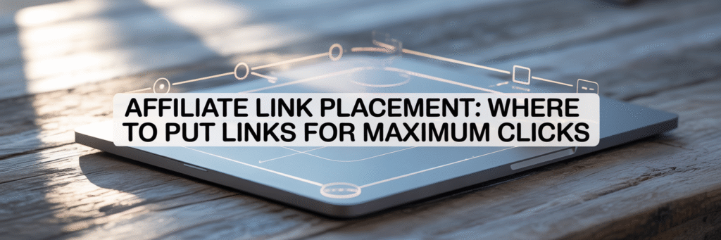 affiliate link placement