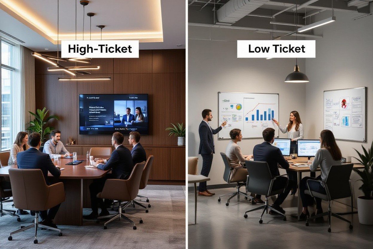 high-ticket vs low-ticket affiliate marketing