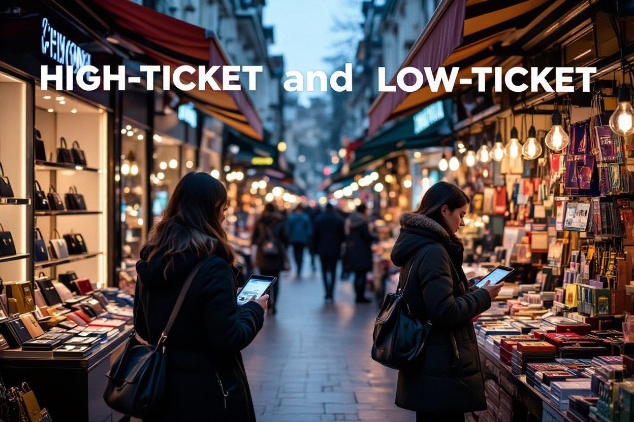 high-ticket vs low-ticket affiliate marketing