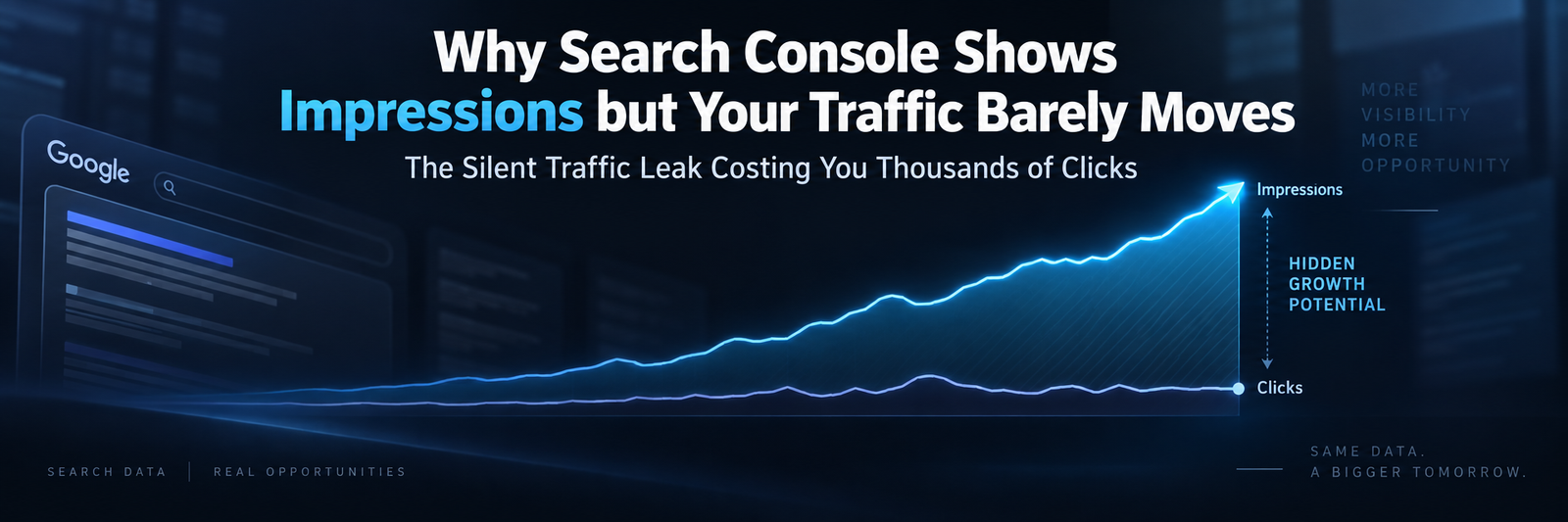 Why Search Console Shows Impressions but Your Traffic Barely Moves
