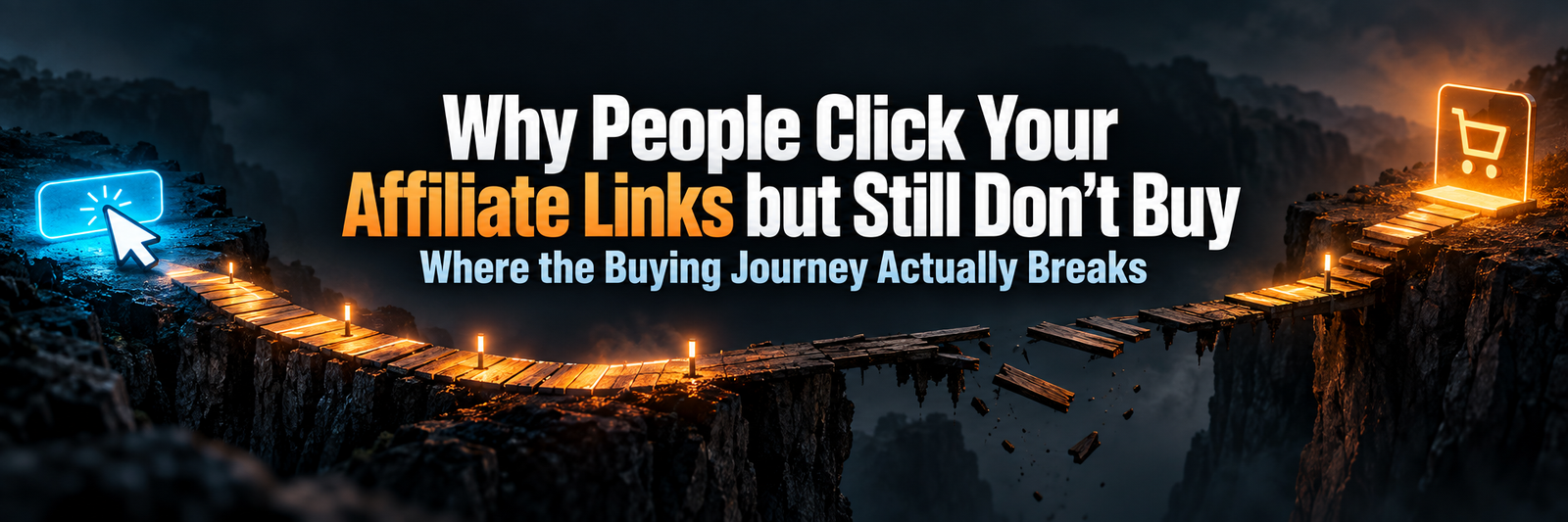 Banner: why people click affiliate links but still do not buy — where the buying journey actually breaks